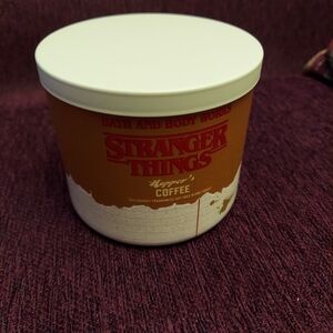 Stranger things, hopper's coffee candle by bath and body works